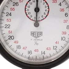 Heuer Manual Winding Stopwatch, 70s , High Precision, Swiss Made 4