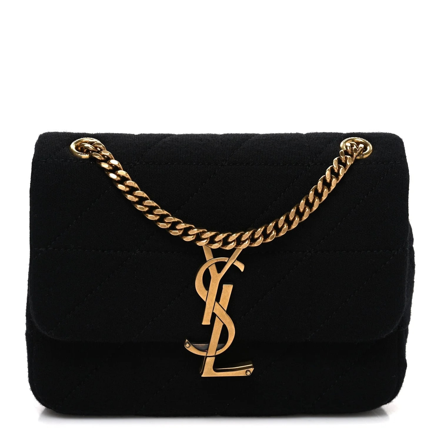 Saint Laurent — Patchwork Mini Jamie Baguette — Handbag — resale
