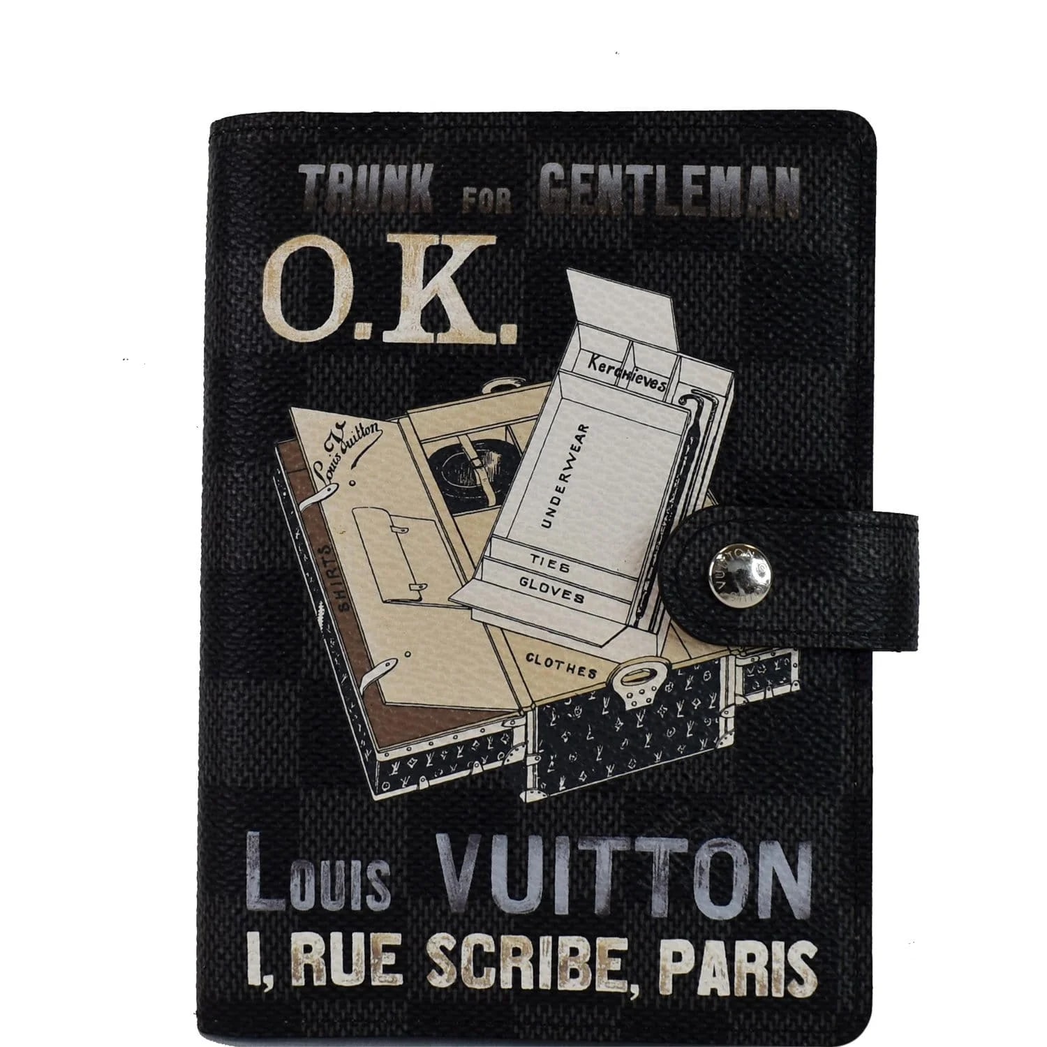 Louis Vuitton — Louis Vuitton I Rue Scribe Small Ring Agenda Cover — Accessory — resale