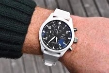 IWC — 2025 IWC Pilot's TOP GUN Lake Tahoe 44.5mm White Ceramic IW389105 FS — Watch — resale