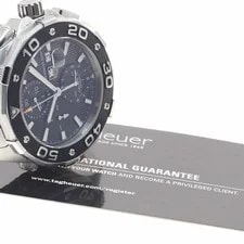 TAG Heuer Aquaracer Chronograph Automatic Blue Dial From Japan 2