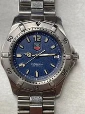 TAG Heuer 2000 Professional WK1113-0 Blue Silver Japan 2