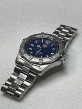 TAG Heuer 2000 Professional WK1113-0 Blue Silver Japan 4