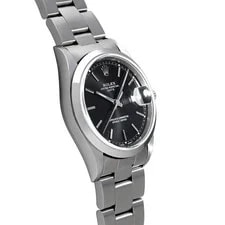 Rolex Oyster Perpetual Date 15200 34mm Stainless Steel Black #WW2014 3