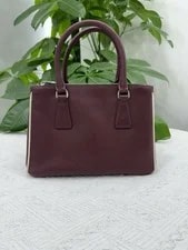 Authentic Prada Galleria Double Zip Triangle 2