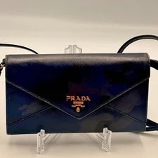 Prada Chain Wallet Camouflage Auth 4