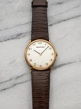 Audemars Piguet — Audemars Piguet 80s White Arabic Numeral Dial Manual Wind 18k Gold 34mm. — Watch — resale