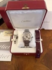 Cartier — Cartier Roadster XL W62019X6 Chrono With Cert! Plus Extra Band / Buckle — Watch — resale