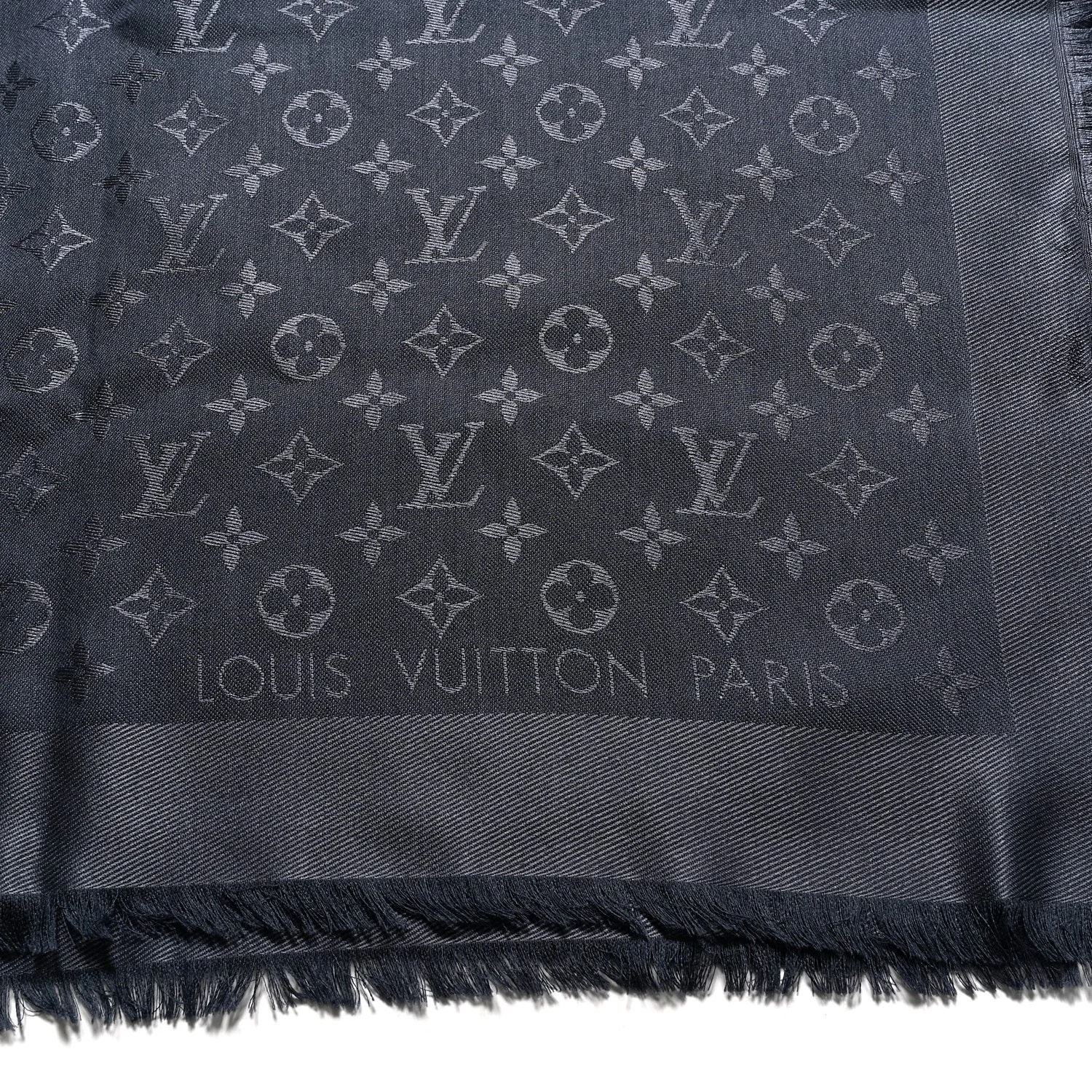 Lurex Shine Shawl Carbone 2