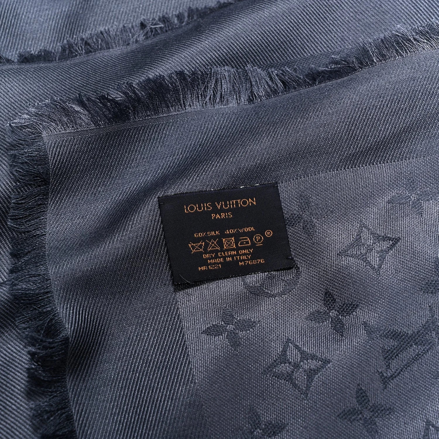 Lurex Shine Shawl Carbone 3