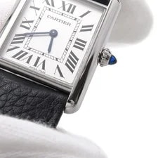 Cartier Tank Must LM LM/H33.7 Mm W25.5 Mm Stainless Steel/Leather Silver D... 4