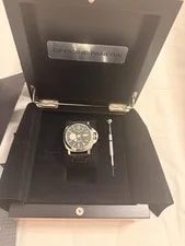 Panerai — Officine Panerai Luminor GMT PAM00088 44mm Black Dial GMT Chronometer Date — Watch — resale