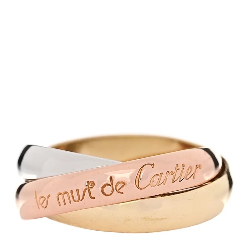 18K White Gold Classic les Must de Cartier Trinity 48 4.5 2
