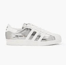 Prada — Prada X Superstar ' Metallic' - Adidas - 2EG321 3L97 F0Q9W - Metall — Sneaker — resale