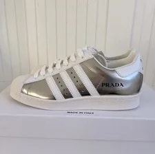 Prada X Superstar ' Metallic' - Adidas - 2EG321 3L97 F0Q9W - Metall 3