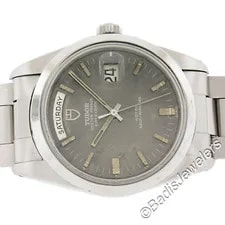 1969 Tudor Oyster Prince "Jumbo" Date Day 38mm Ref. 7017/0 4