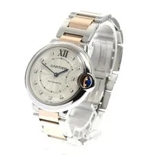 Cartier Ballon Bleu WE902031 36mm SS K18PG Silver Dial Automatic #C070 2
