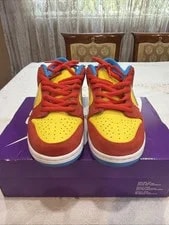Nike SB Dunk Low Bart Simpson Habanero / - Hero BQ6817-602 2