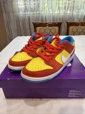 Nike SB Dunk Low Bart Simpson Habanero / - Hero BQ6817-602 3