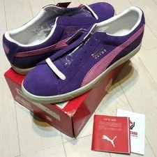 Puma — Vtg 2005 Puma Clyde Prism Carnation 181632-30 Us13 — Sneaker — resale