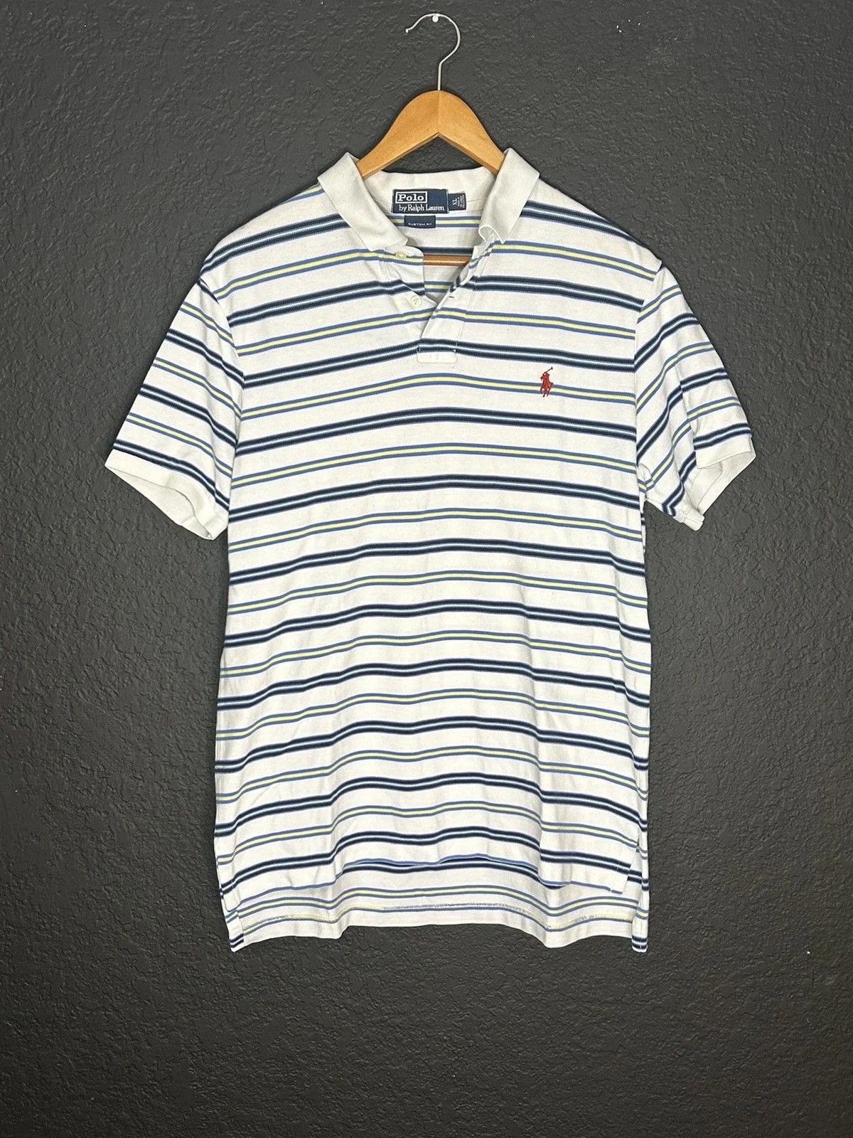 Polo Ralph Lauren — Y2K Polo Ralph Lauren Stripped Polo Shirt — streetwear — resale