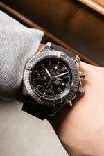Breitling — 2010 Breitling Super Avenger Black - A13370 Full Set Excellent Condition — Watch — resale