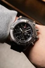 2010 Breitling Super Avenger Black - A13370 Full Set Excellent Condition 2