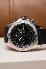 2010 Breitling Super Avenger Black - A13370 Full Set Excellent Condition 3