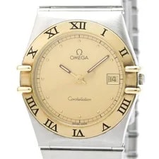 Omega — Omega Constellation 18K Gold Steel Quartz 396.1070 Polished — Watch — resale