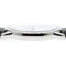 Cartier Ronde Solo W6700255 36mm SS Silver Dial Date Quartz Leather Strap #C485 4