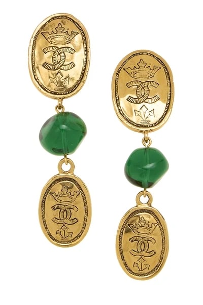 Chanel — Gripoix 'CC' — Jewelry — resale