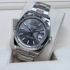 2025 Rolex Datejust 41 - 126334 - Slate Dial - 18K Fluted Bezel - Full SET 2