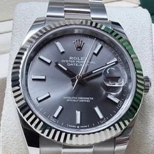 2025 Rolex Datejust 41 - 126334 - Slate Dial - 18K Fluted Bezel - Full SET 3