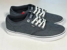 Vans Atwood All Over Logo Print 10.5 M Skate Shoes 2