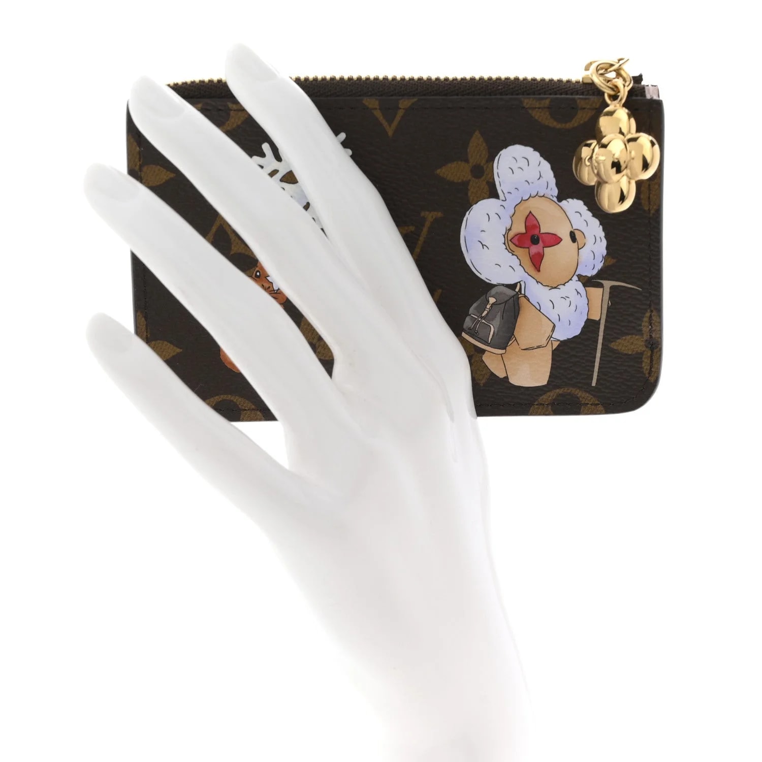 Vivenne Winter Holiday Zipped Romy Card Holder Snowy 2