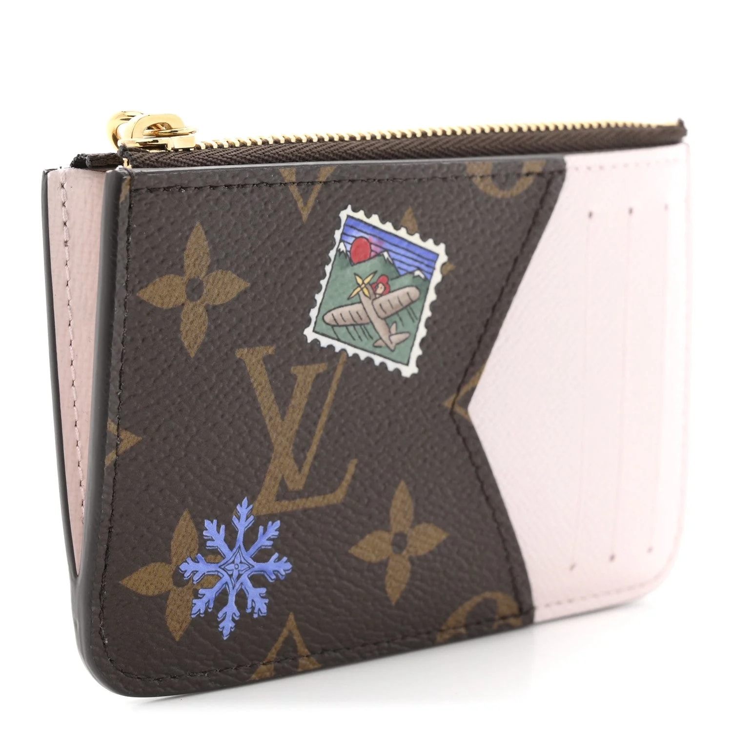 Vivenne Winter Holiday Zipped Romy Card Holder Snowy 3