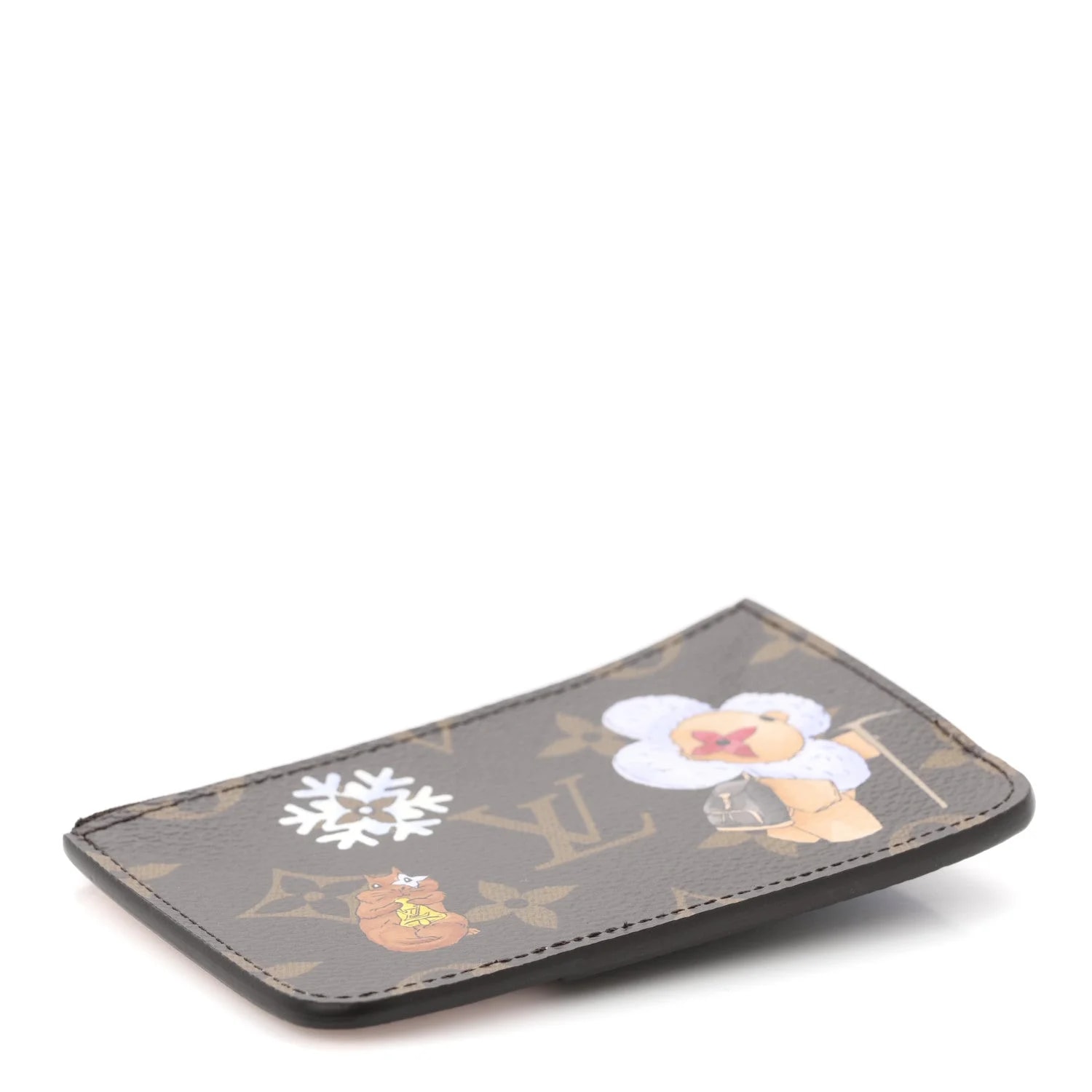 Vivenne Winter Holiday Zipped Romy Card Holder Snowy 4
