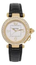 Cartier Pasha 18k Yellow Gold Diamond Grid/Bezel 32mm 2399 3
