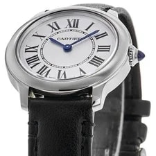 Ronde Must de Cartier Quartz Silver Dial WSRN0033 2