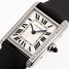 Cartier Tank Must SM W4TA0031 Stainless Steel 29.5mm Diamond Bezel #KMW713 4
