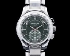 Patek Philippe — Patek Philippe 5905/1A-001 5905 Annual Calendar Chronograph SS Olive Green Dial — Watch — resale