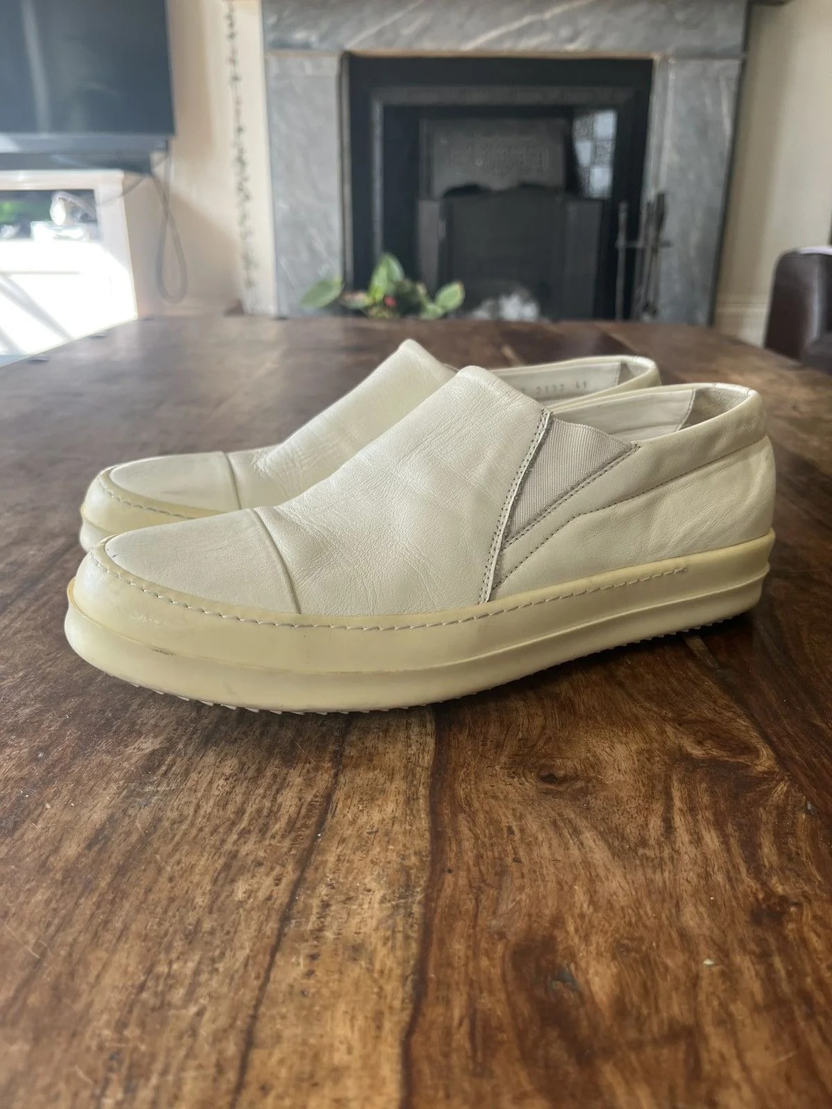Rick Owens — Rick Owens Mainline Boat Slip-on Ramones — Sneaker — resale