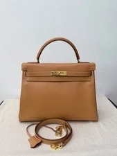 Hermès Kelly 32 Nude Flap Top Handle 3