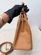 Hermès Kelly 32 Nude Flap Top Handle 4
