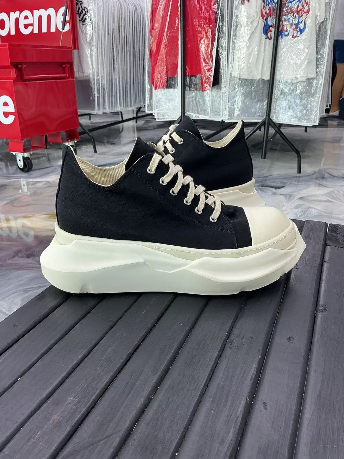 Drkshdw — Rick Owen’s Drkshdw Ramone Abstract — Sneaker — resale