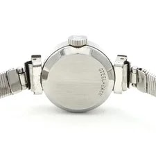 Omega DeVille Devil Cut Glass 511.279 Cal.485 17 Jewels Silver SS Stainless Ladi 3