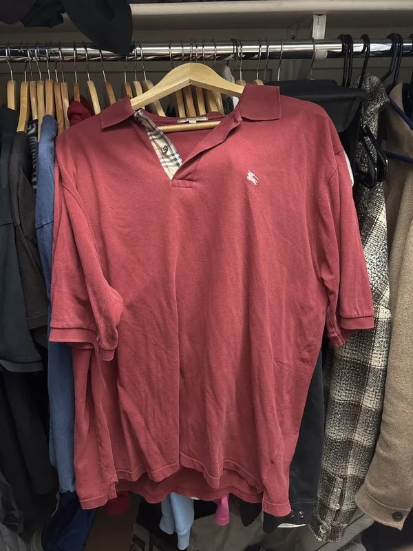 Burberry — Burberry Polo Shirt Classic Short-Sleeve Sz:M — streetwear — resale