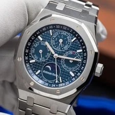 Audemars Piguet — Audemars Piguet Royal Oak 41mm Perpetual Calendar Blue Dial 26574ST.OO.1220ST.02 — Watch — resale