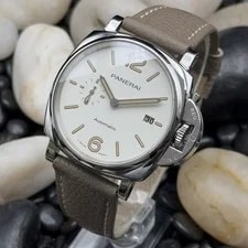 2021 Panerai Luminor Due 42mm PAM01046 White Dial Stainless Steel W/ Card 3