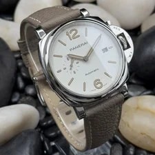 2021 Panerai Luminor Due 42mm PAM01046 White Dial Stainless Steel W/ Card 4